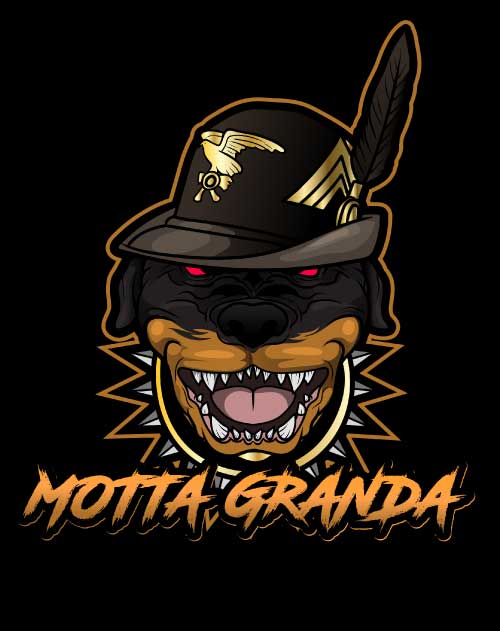motta granda esports maskottchen logo von logodesigner augsburg