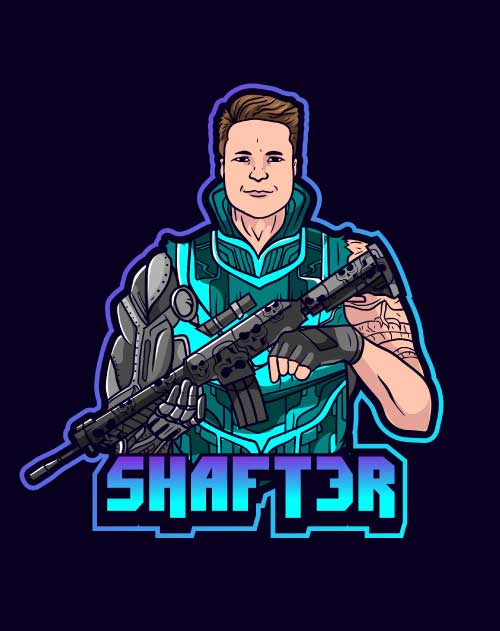 shafter markantes gaming logo von logodesigner augsburg