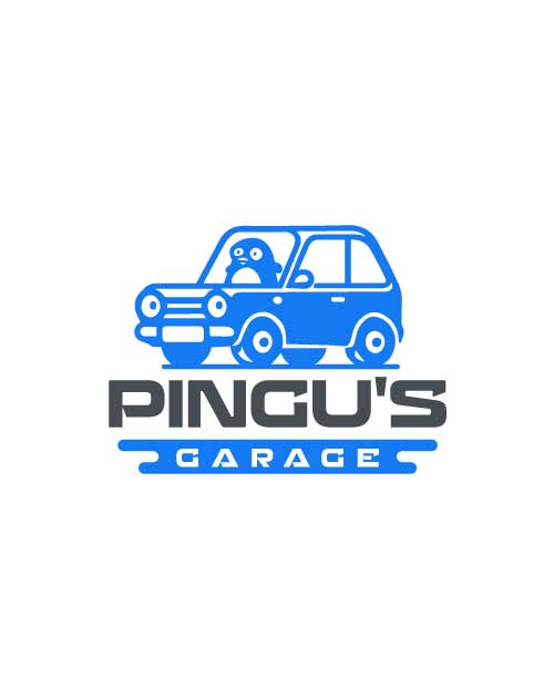 pingus garage elegante marken von logodesigner augsburg